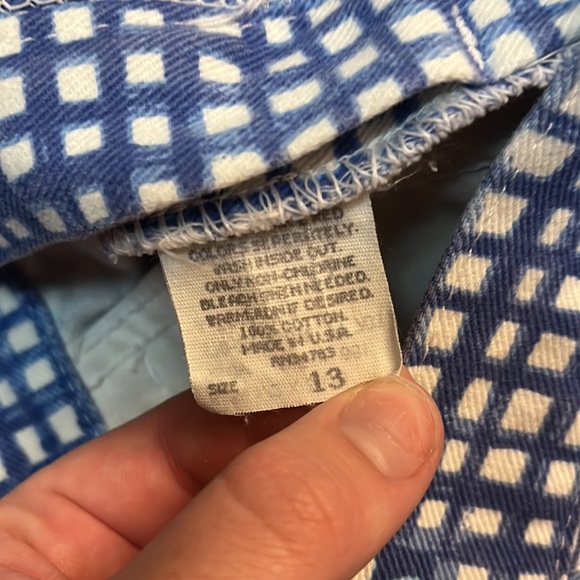 Vintage patterned Lee cotton shorts - Picture 6 of 10